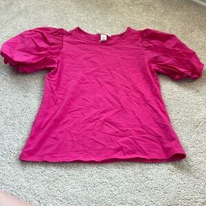 H&M magenta blouse